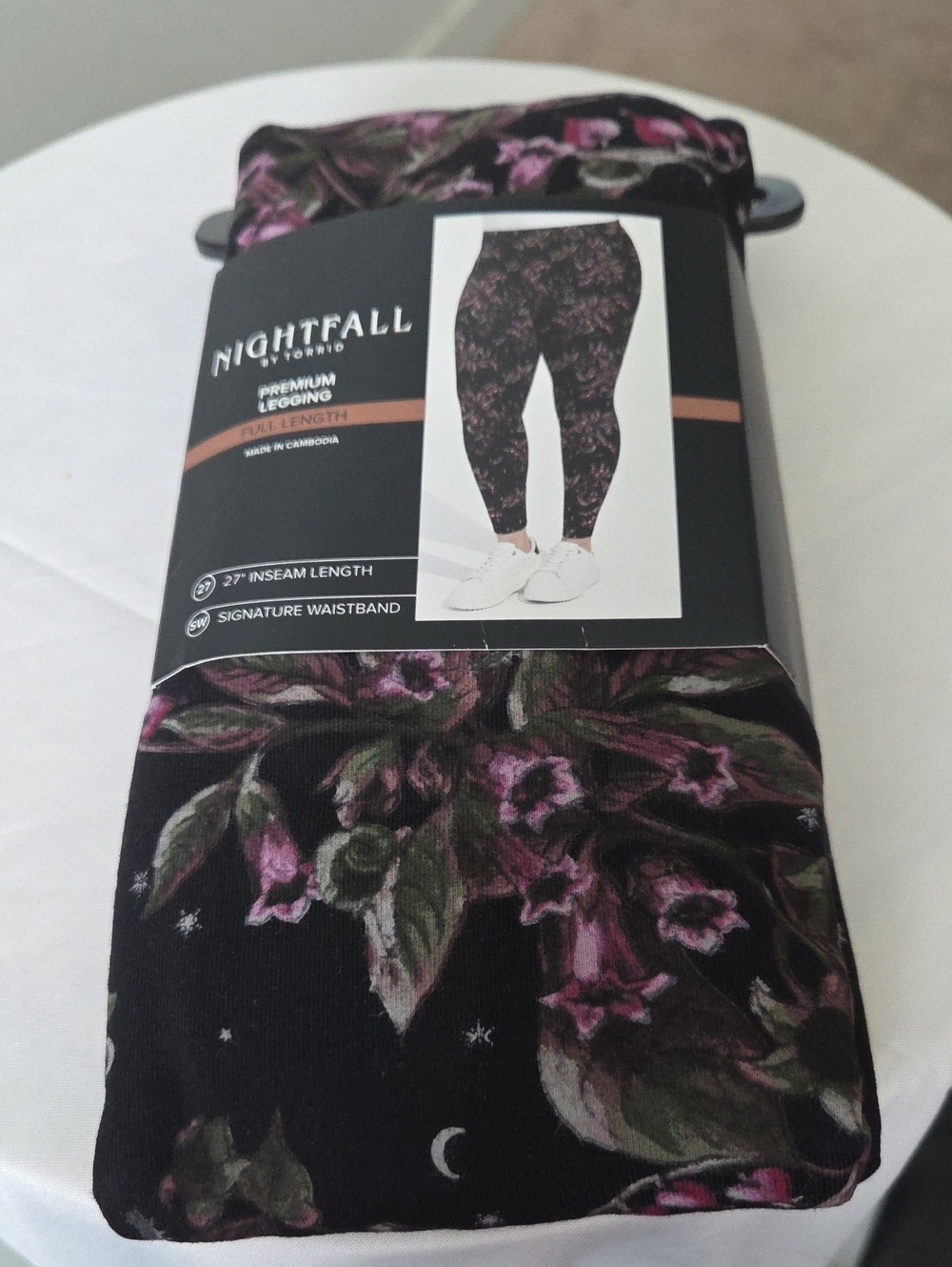 torrid Nightfall Nightshade Floral Legging Full Length Plus Size 4 4X